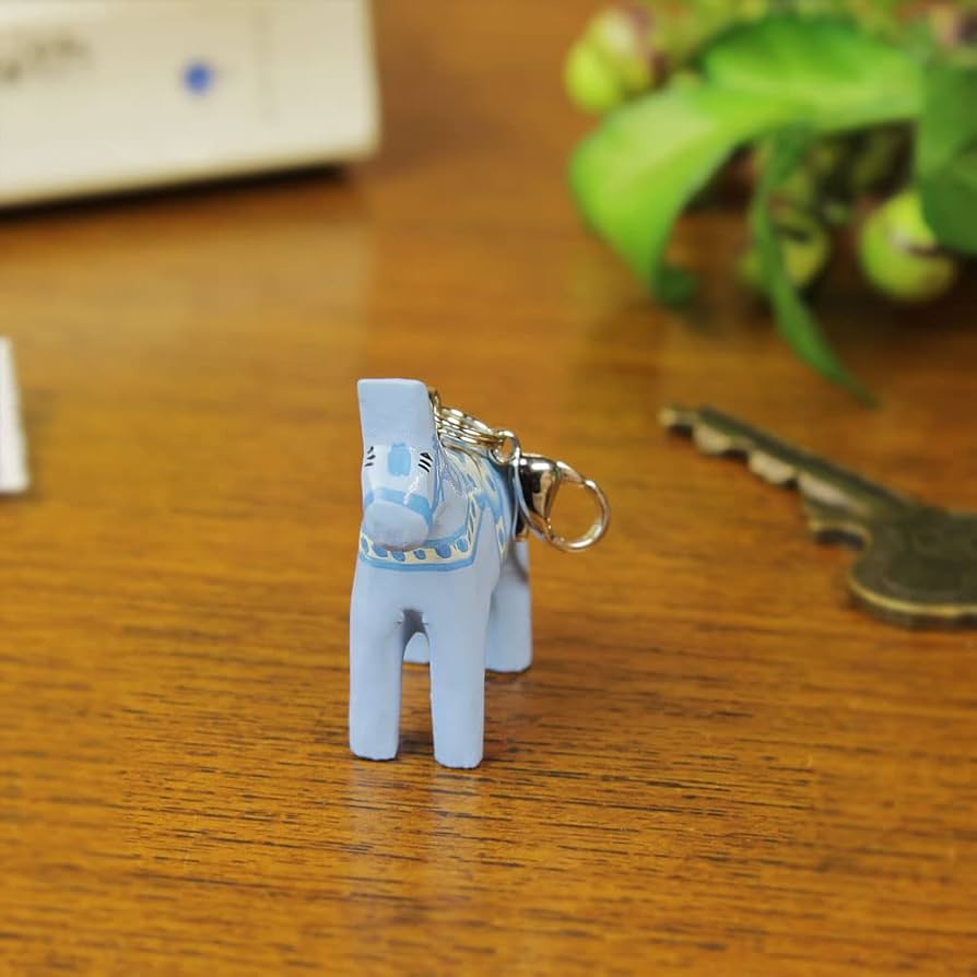 Amazon | ダーラナホース ダーラヘスト チャーム キーリング ピアス